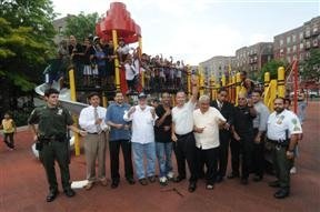 Celebrating four ribbon cuttings in one day.