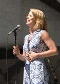 Kelli O’Hara singing at Marcus Garvey Park