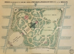 Detail of 1867 image of the future site of Prospect Park