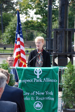 Emily Lloyd has been named the new Prospect Park Administrator and Prospect Park Alliance President.