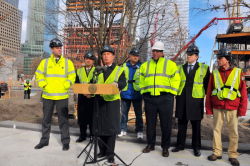 Mayor Bloomberg spoke at the planting of the 