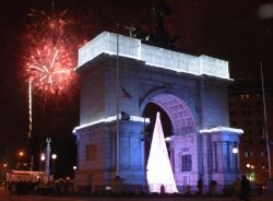 Celebrate the New Year with fireworks at Grand Army Plaza!