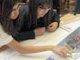 Kids work on playground design as part of PlaNYC's Schoolyards to Playgrounds program.