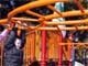 Child on play equipment in West Street Playground