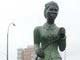 Detail of Harriet Tubman memorial statue in Harlem.