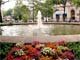 Flowers and fountain in Bowling Green