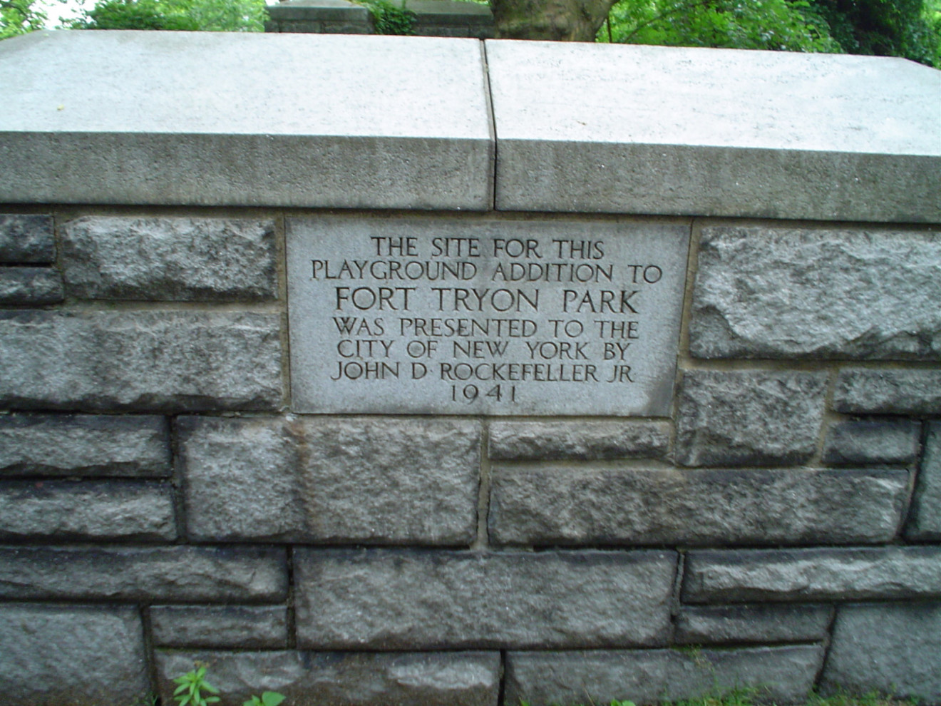 Fort Tryon Park Playground