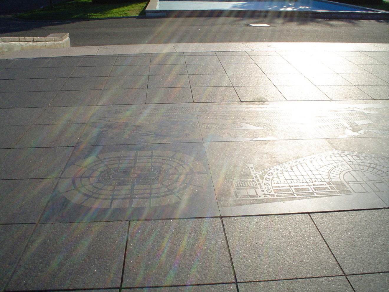 Etched Granite Pavement