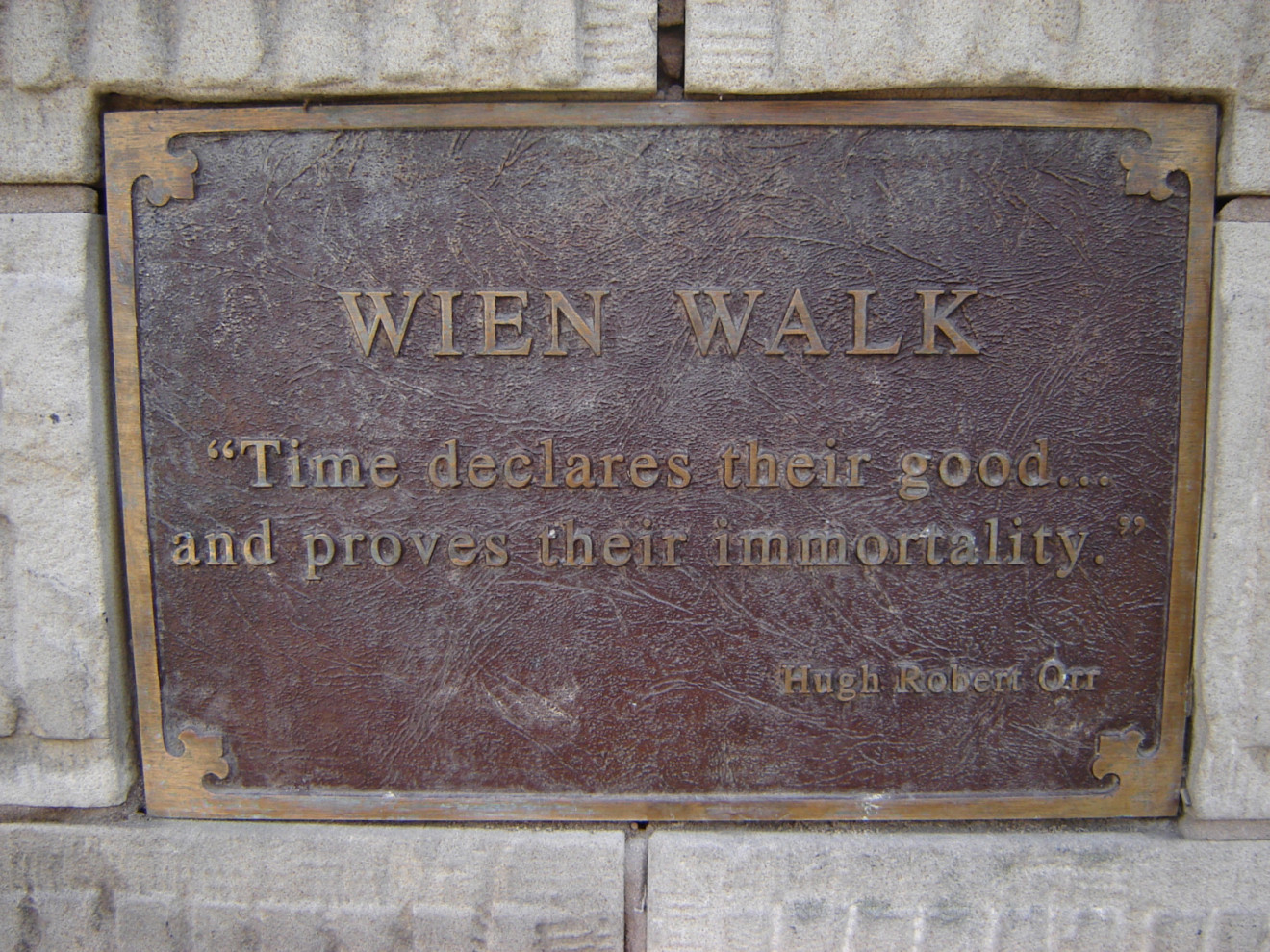 Wien Walk Plaques