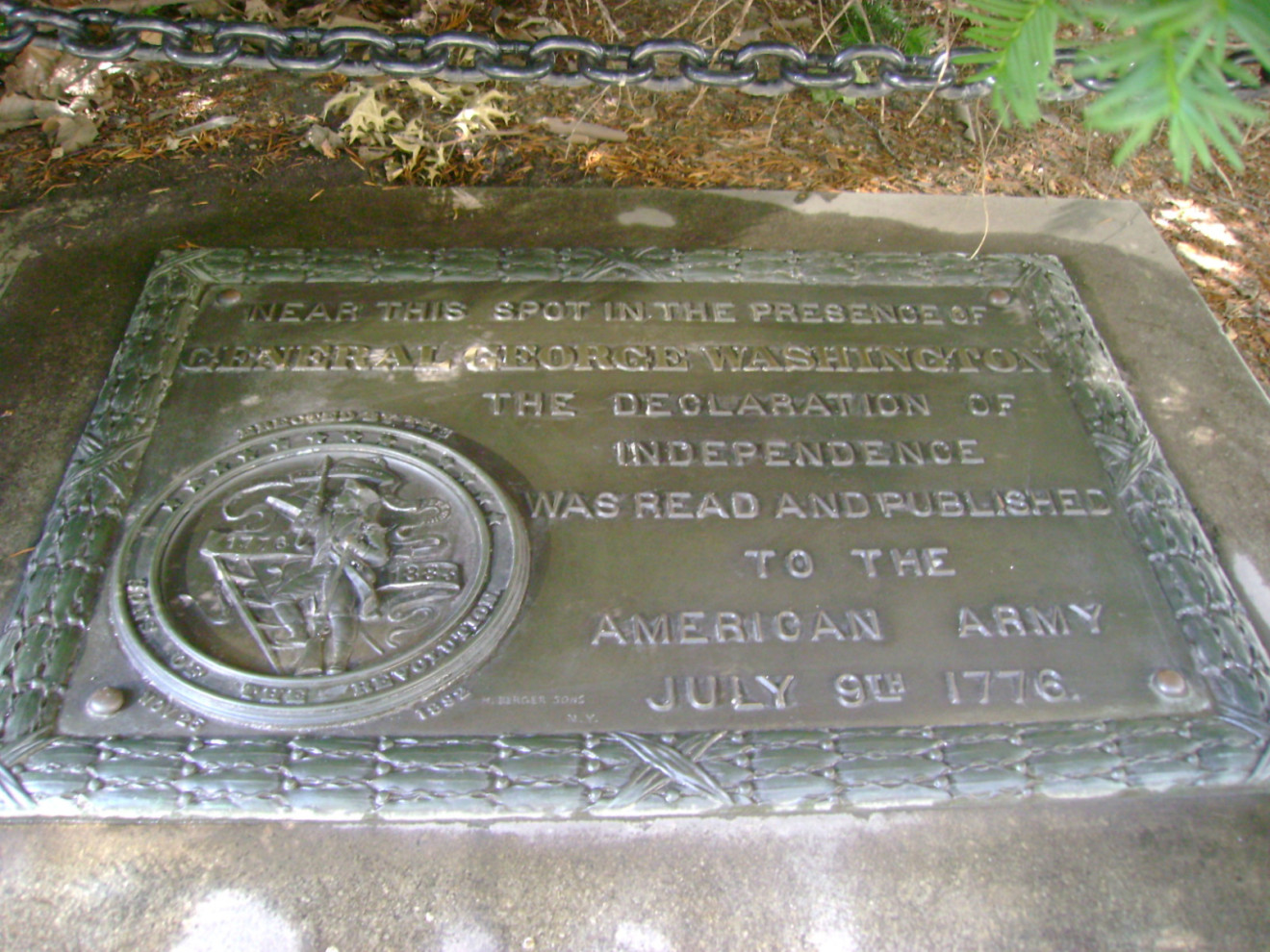 Declaration of Independence Plaque