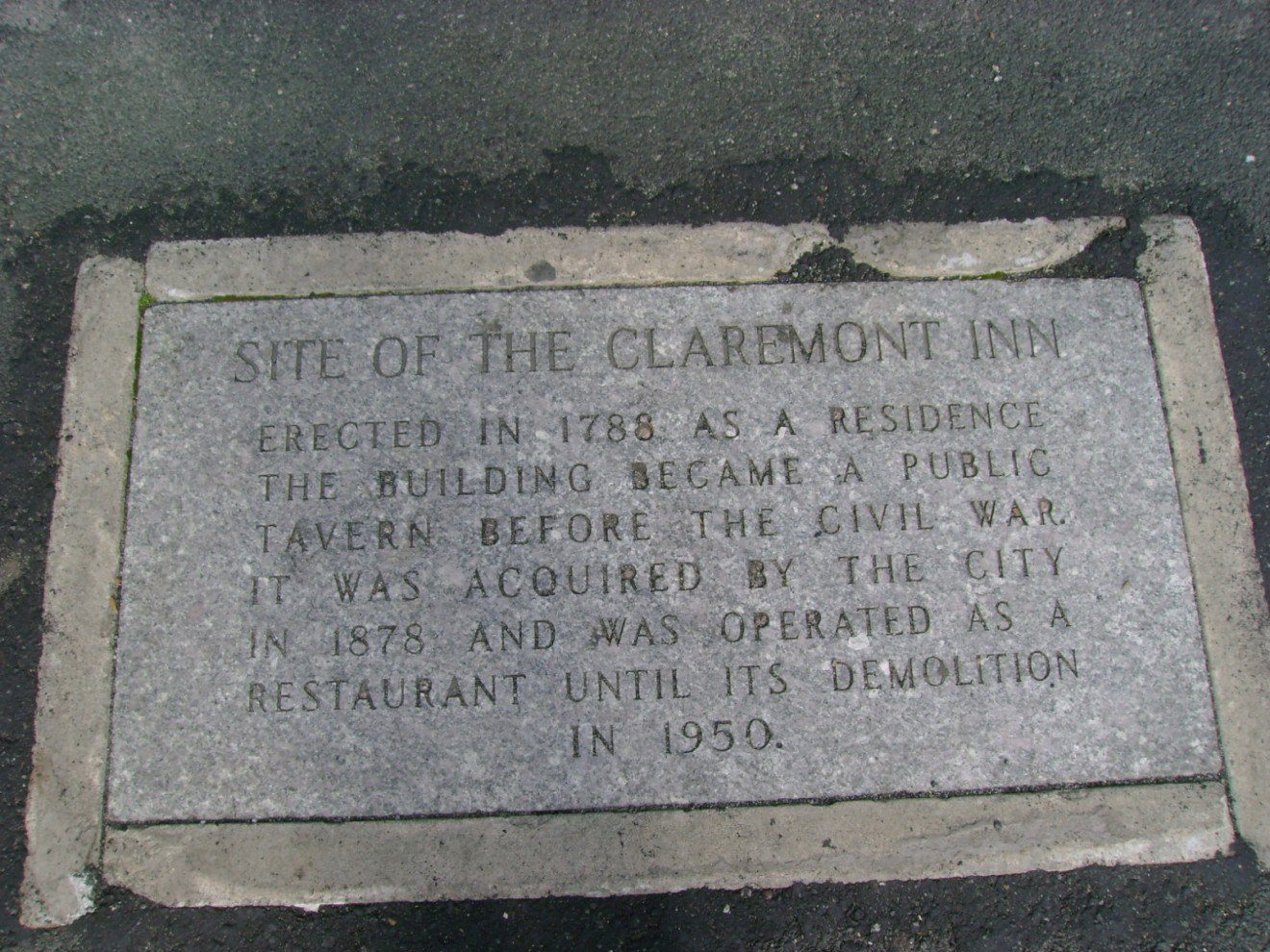 Claremont Inn Tablet