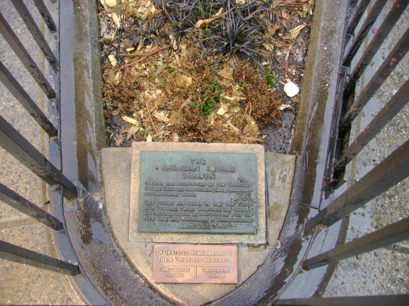 Sheridan Square Viewing Garden Plaque