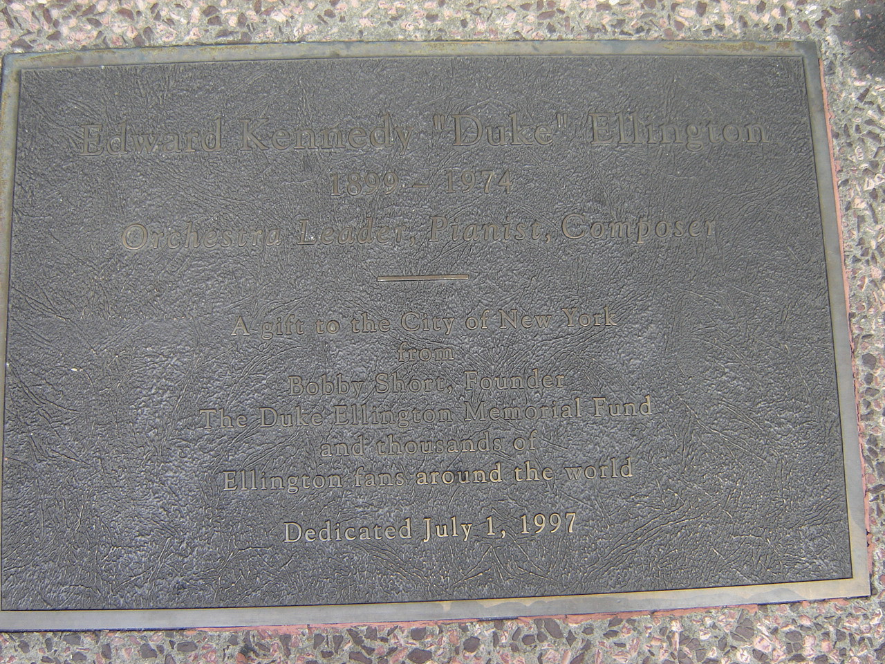 Duke Ellington Memorial