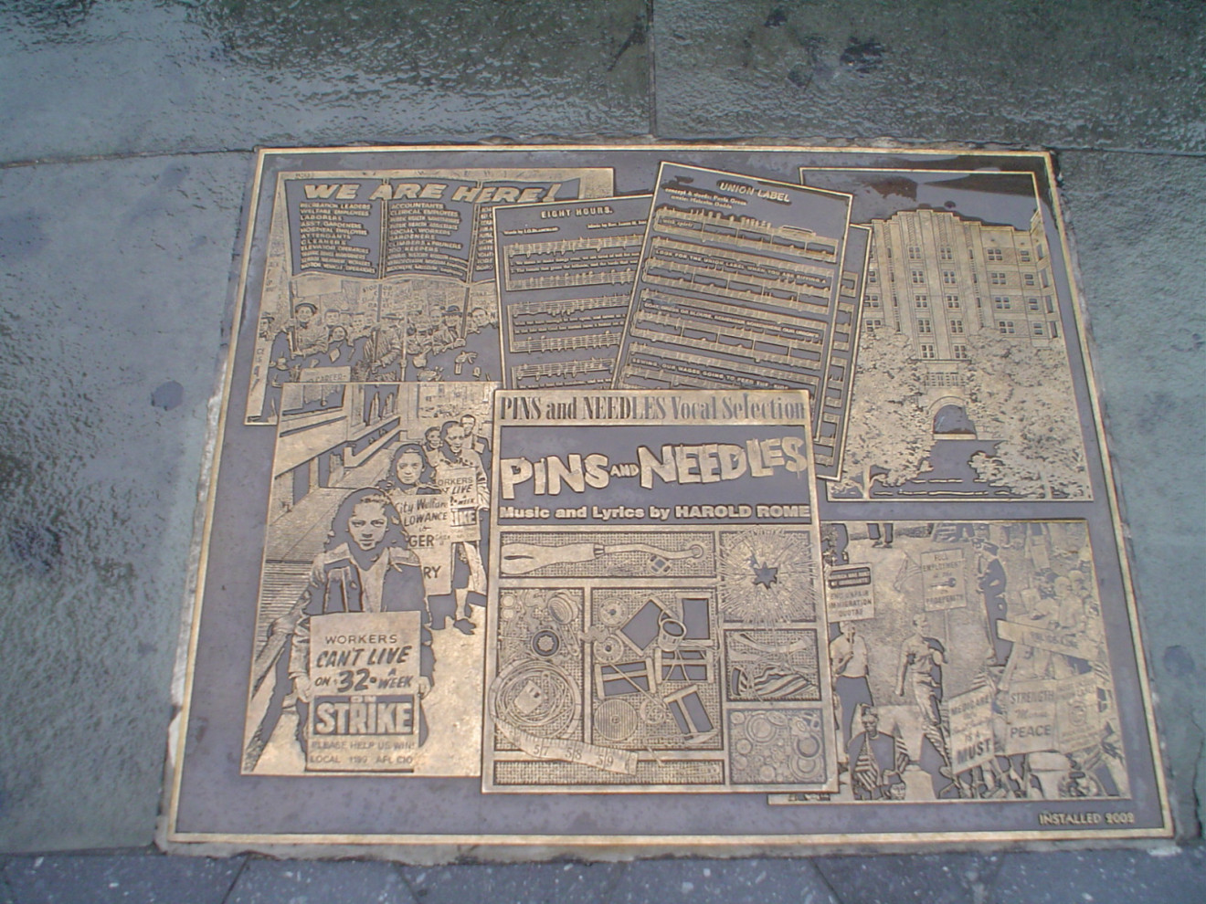 Union Square Park Labor & History Plaques