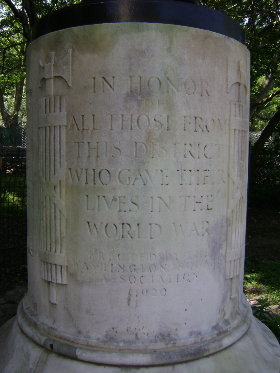 Washington Square Memorial Flagstaff