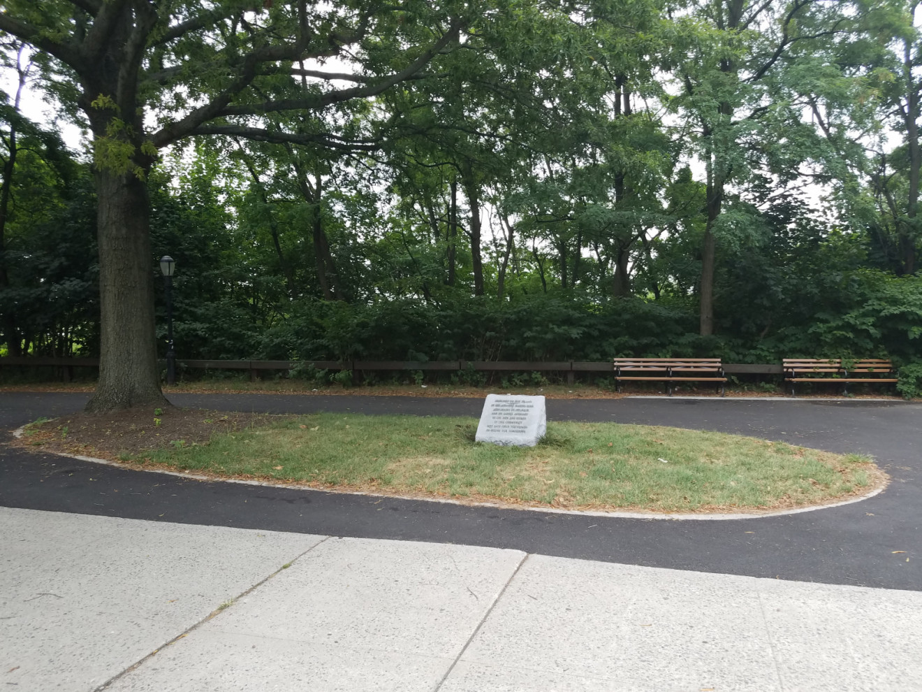 Argonne-Marine Memorial Oval Marker