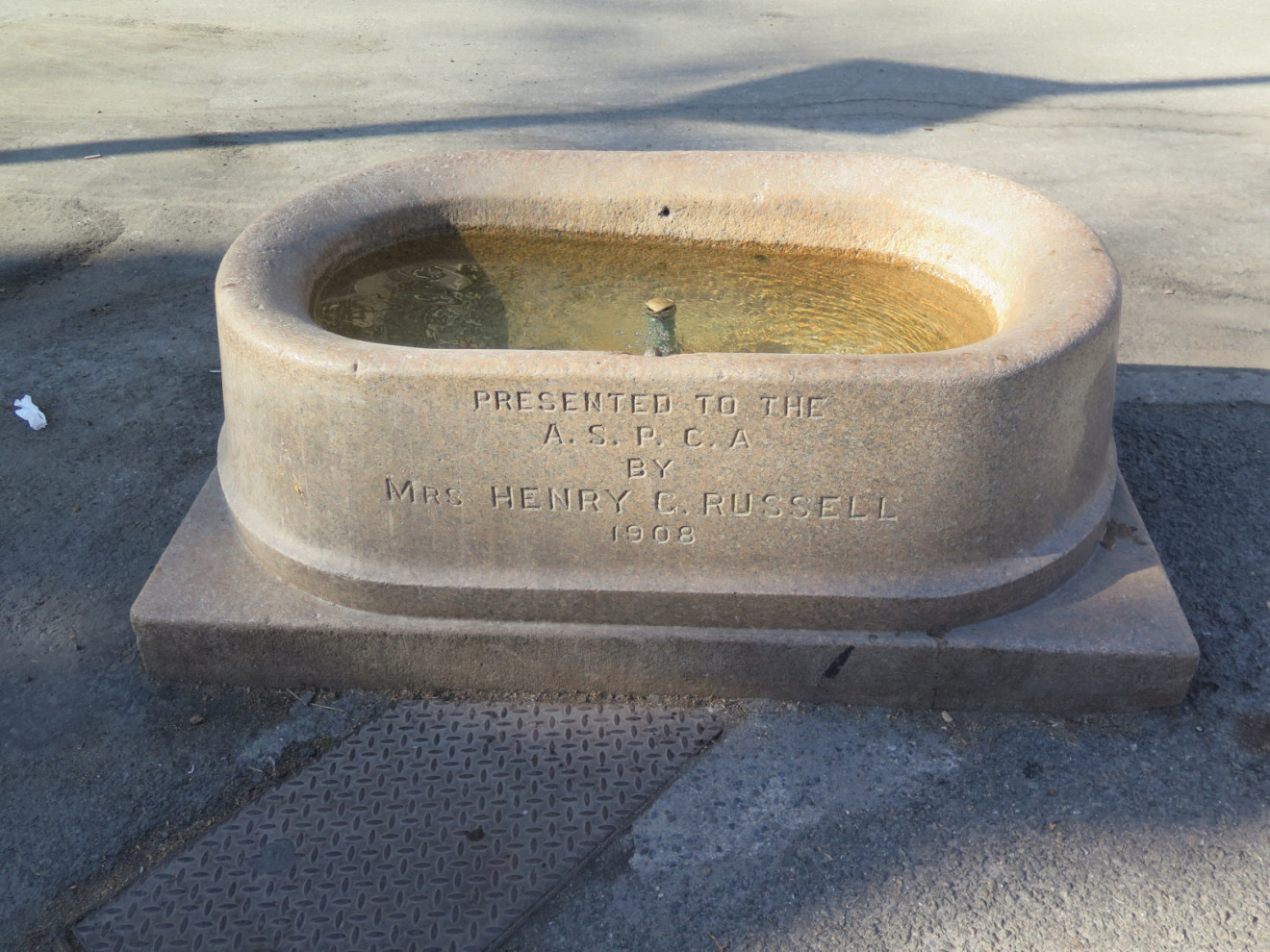 Mrs. Henry C. Russell ASPCA Horse Trough