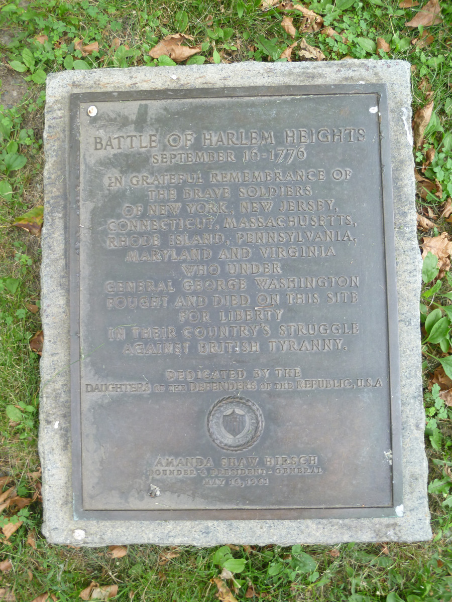 Battle of Harlem Heights Marker