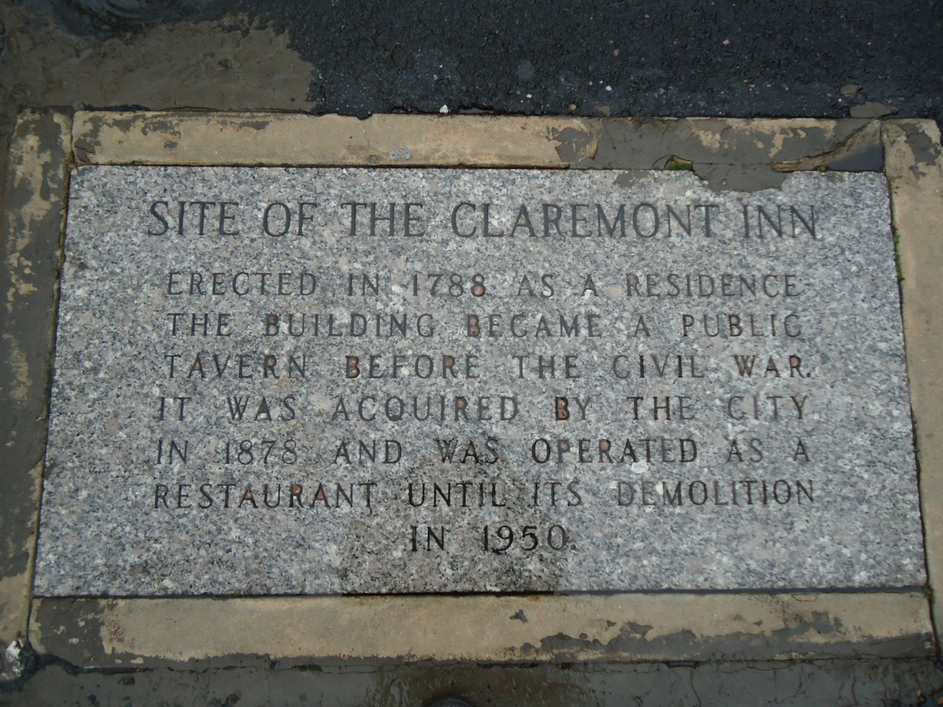 Claremont Inn Tablet