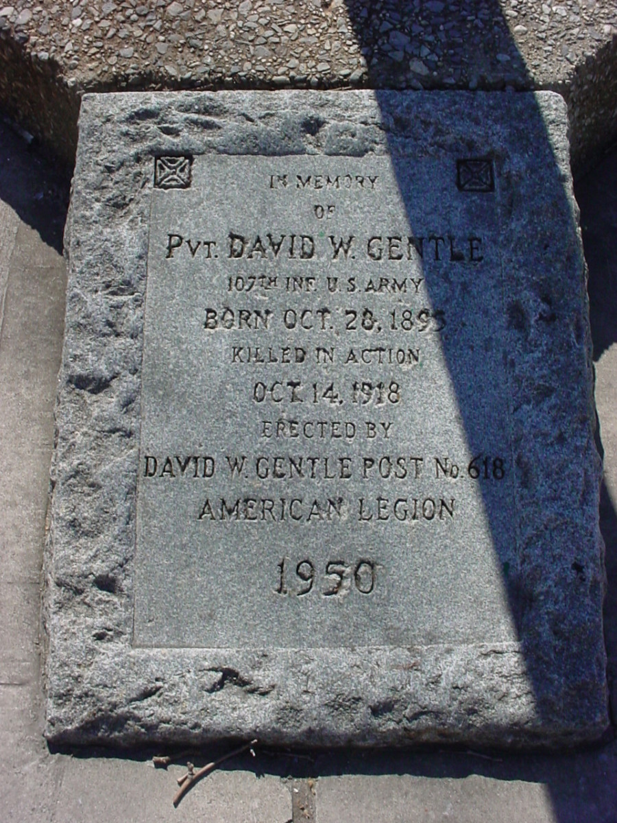 Private David W. Gentle Memorial Flagstaff