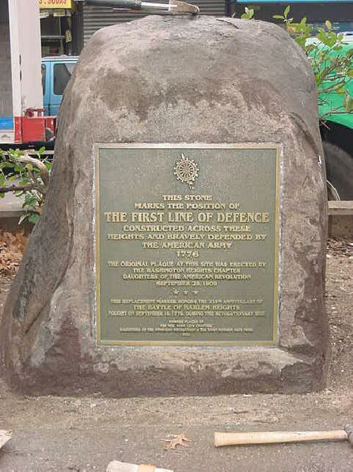 Recessed plaque on natural boulder