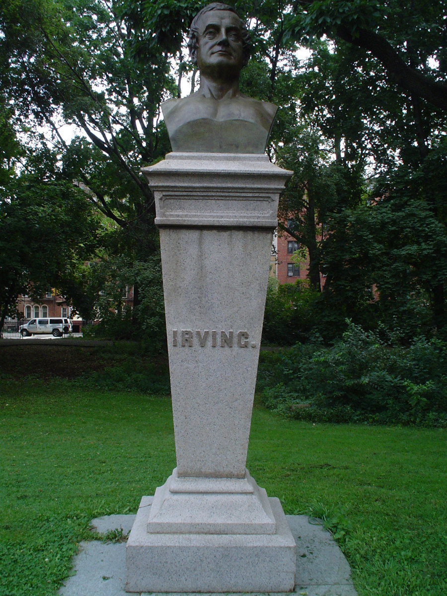 Bust on pedestal