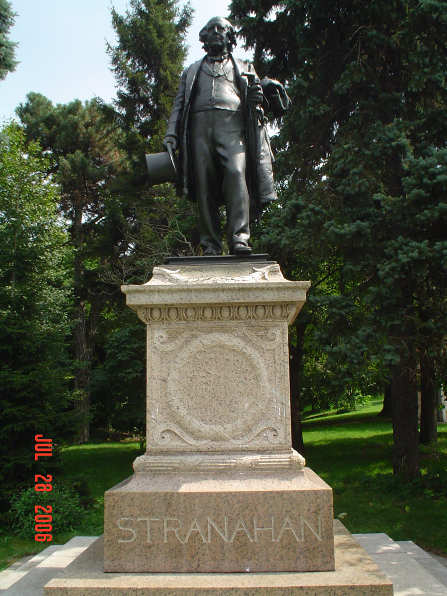 Figure on pedestal