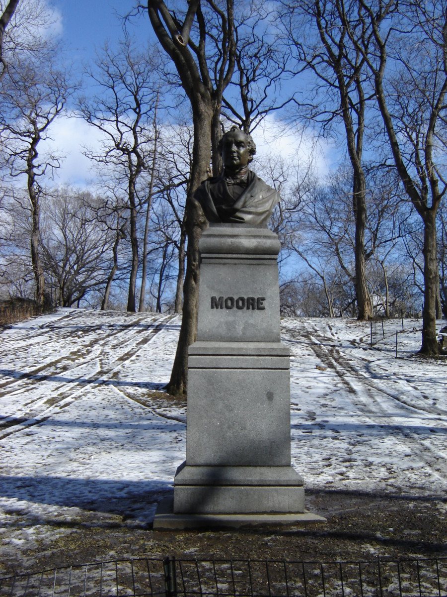 Portrait bust on pedestal