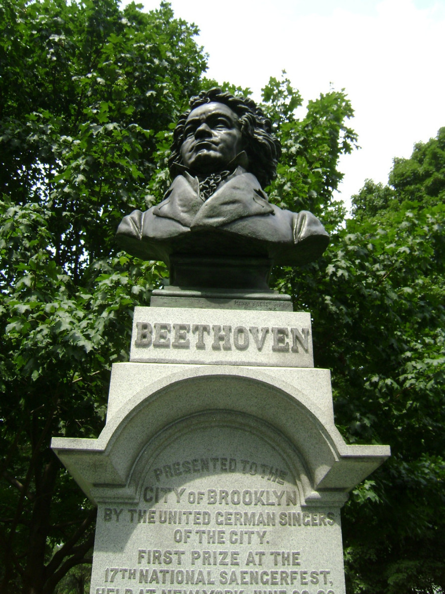 Bust on pedestal