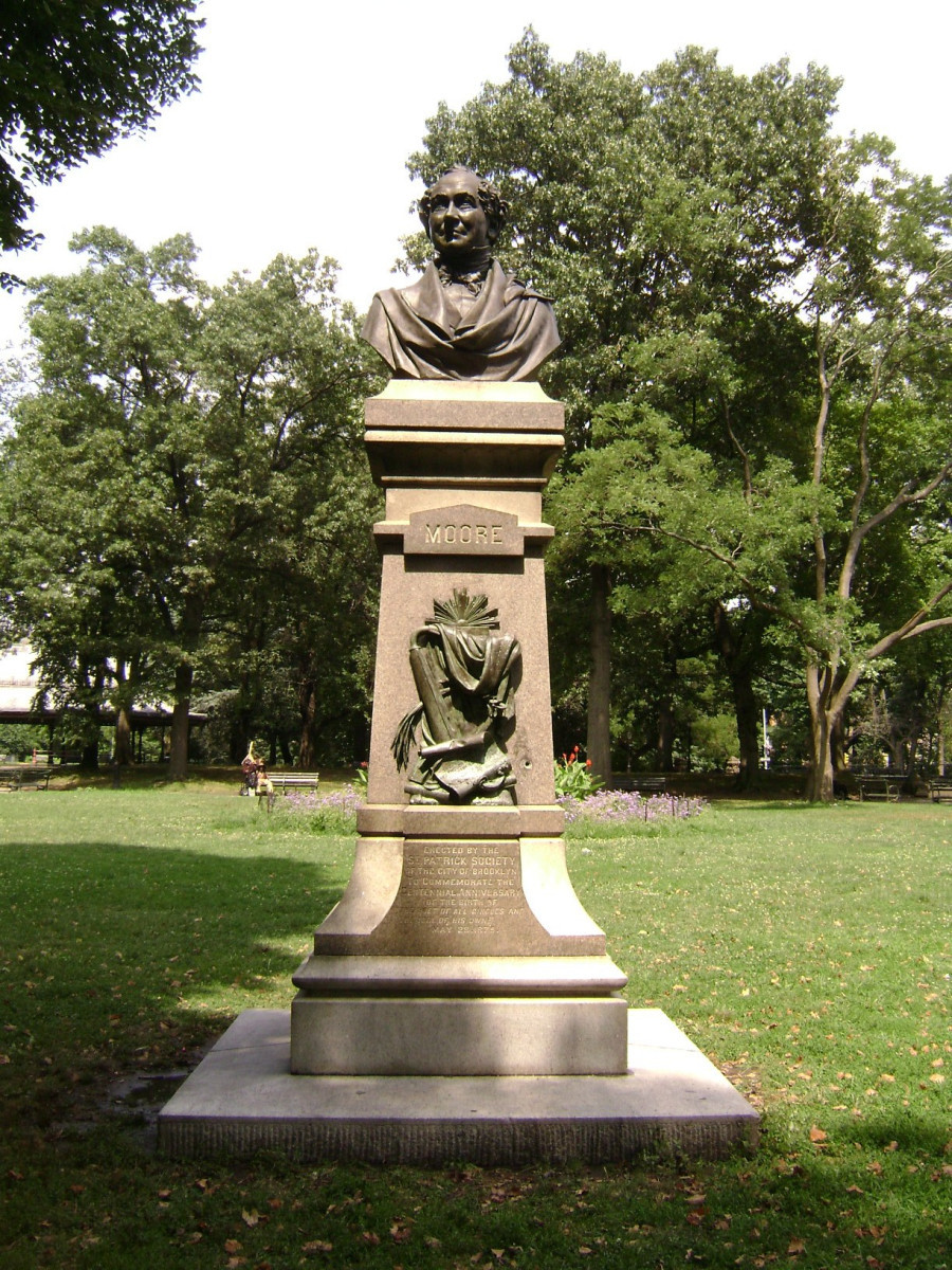 Bust on ornamented pedestal