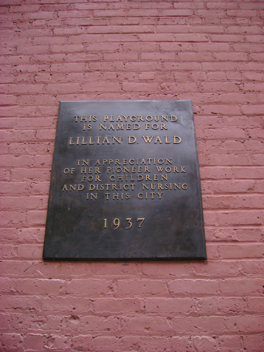 Plaque on wall