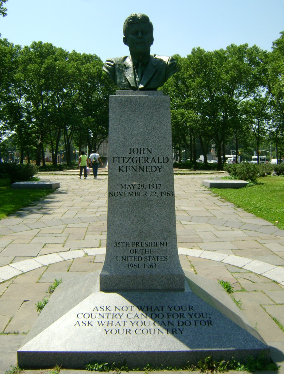 Bust on pedestal