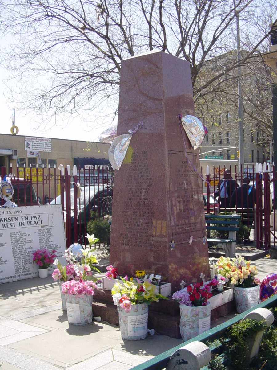 Obelisk and pedestal