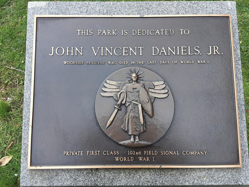 Relief plaque on plinth