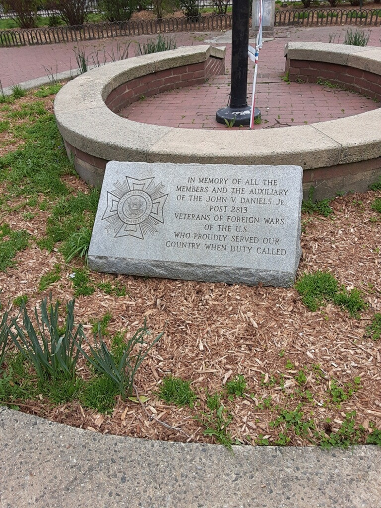 Inscribed granite marker