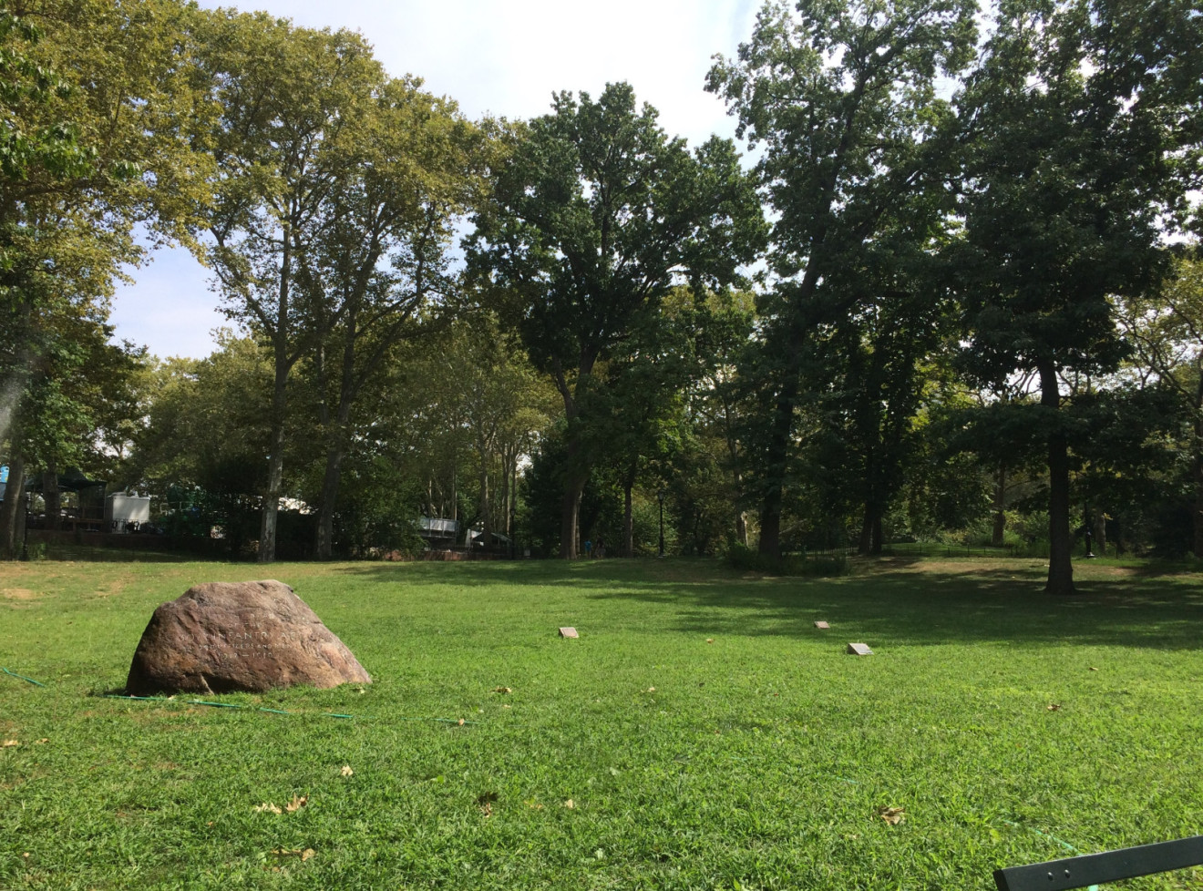 307th Infantry Memorial Grove, 2015, NYC Parks