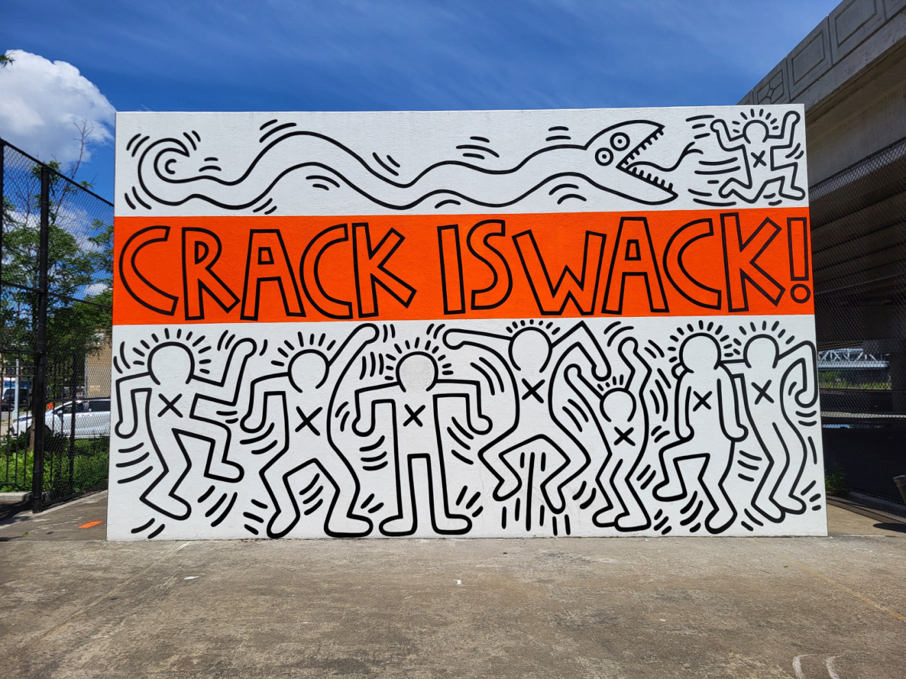 Crack is Wack, 2024, NYC Parks