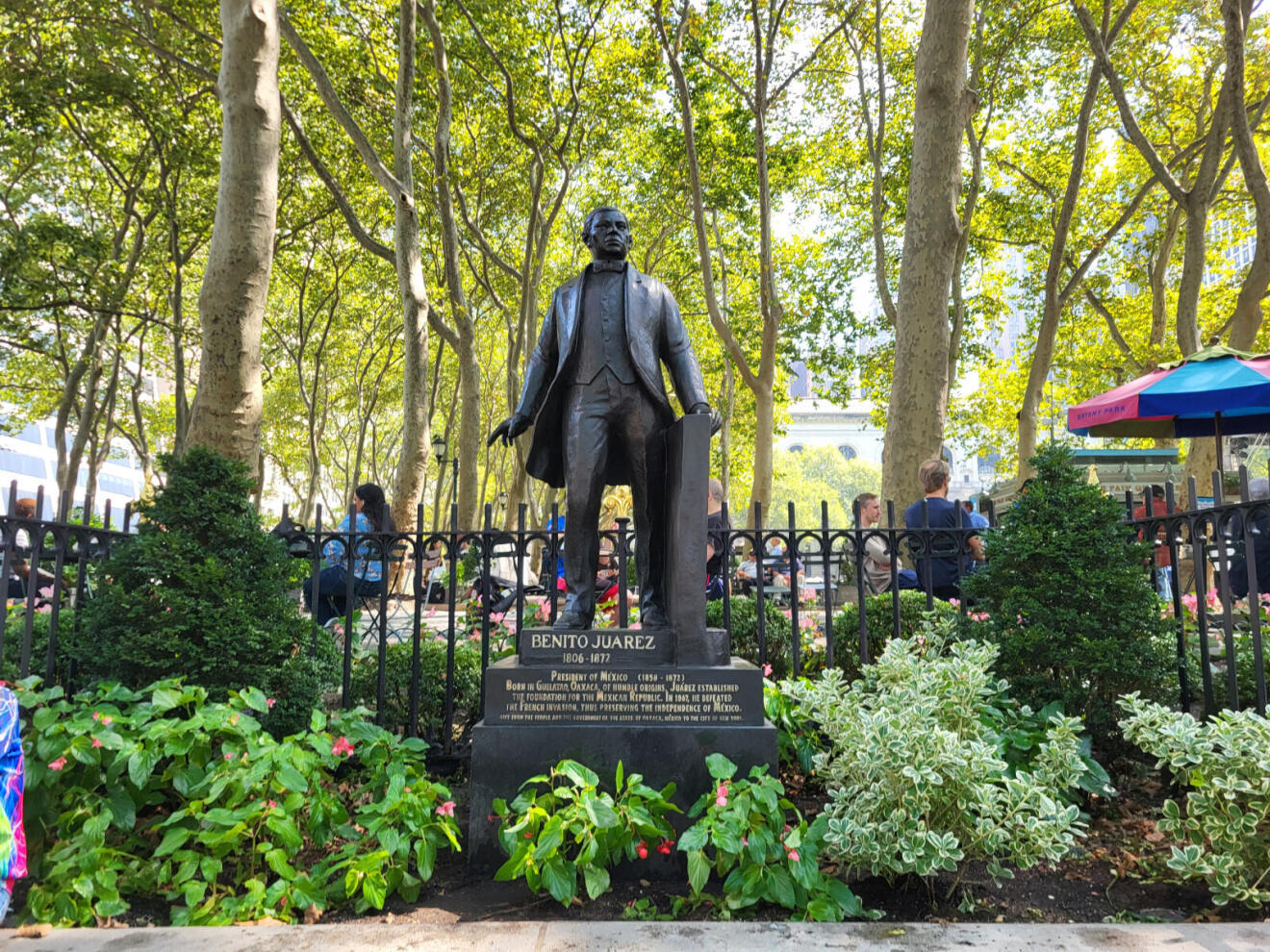 Benito Juarez, 2024, NYC Parks
