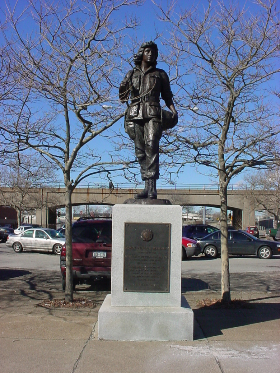 Figure on pedestal