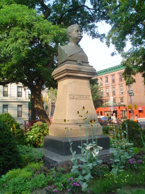 Bust on pedestal