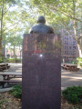 Bust (life-size) on pedestal