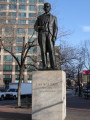 Standing figure (over life size), on pedestal