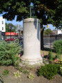 Eternal light on round stele