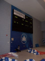 Series of 5 glass mosaics at pool interior