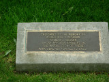 33 plaques on limestone plinths, trees