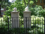 Memorial gate posts