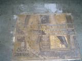 A series of 22 plaques set into the sidewalks surrounding park