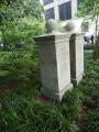 Incised inscription on gatepost