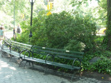 2 plaques on boulder