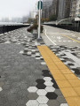 Embossed concrete pathways